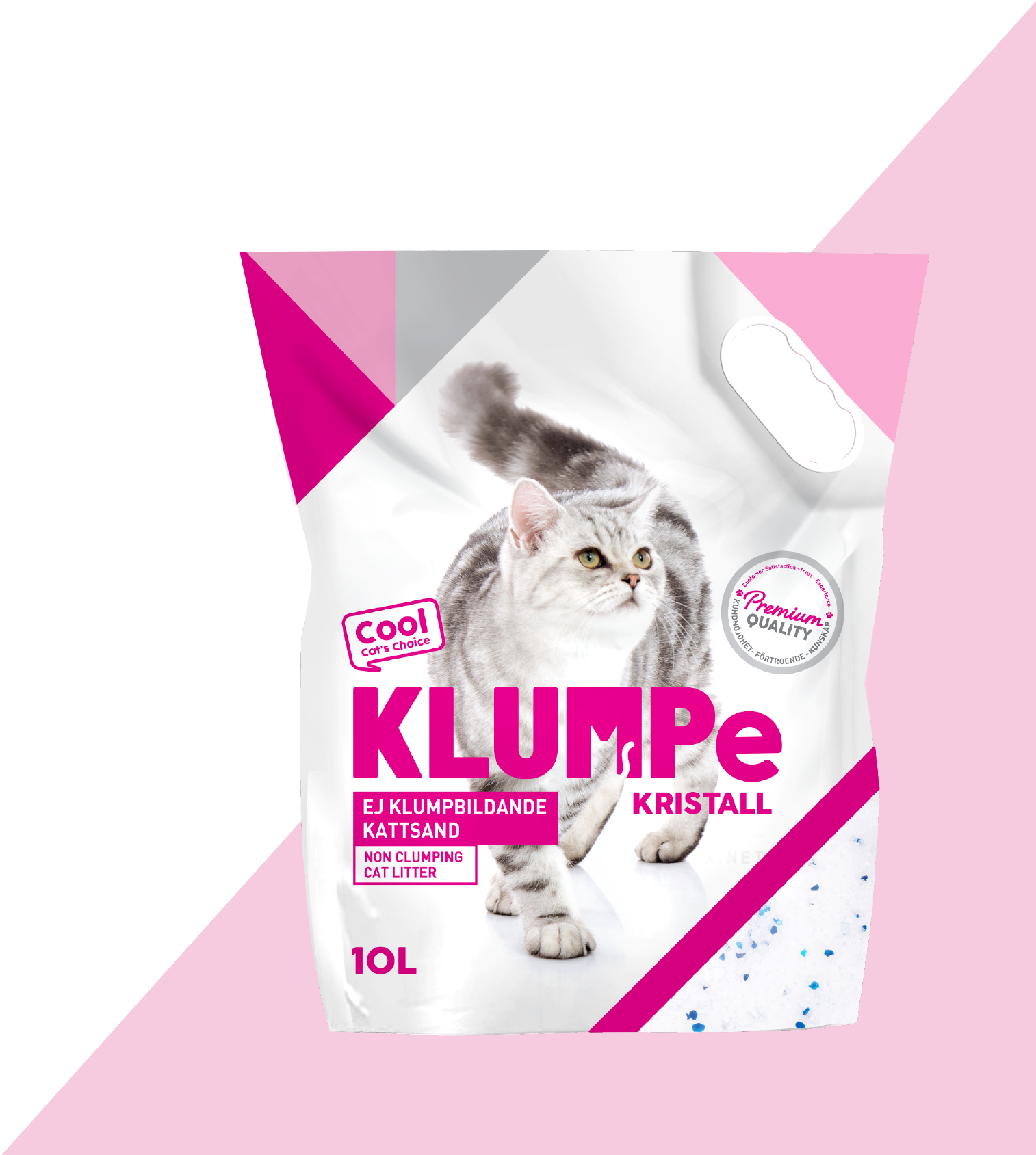 Icke-Klumpbildande Kattsand Kristall | Klumpe